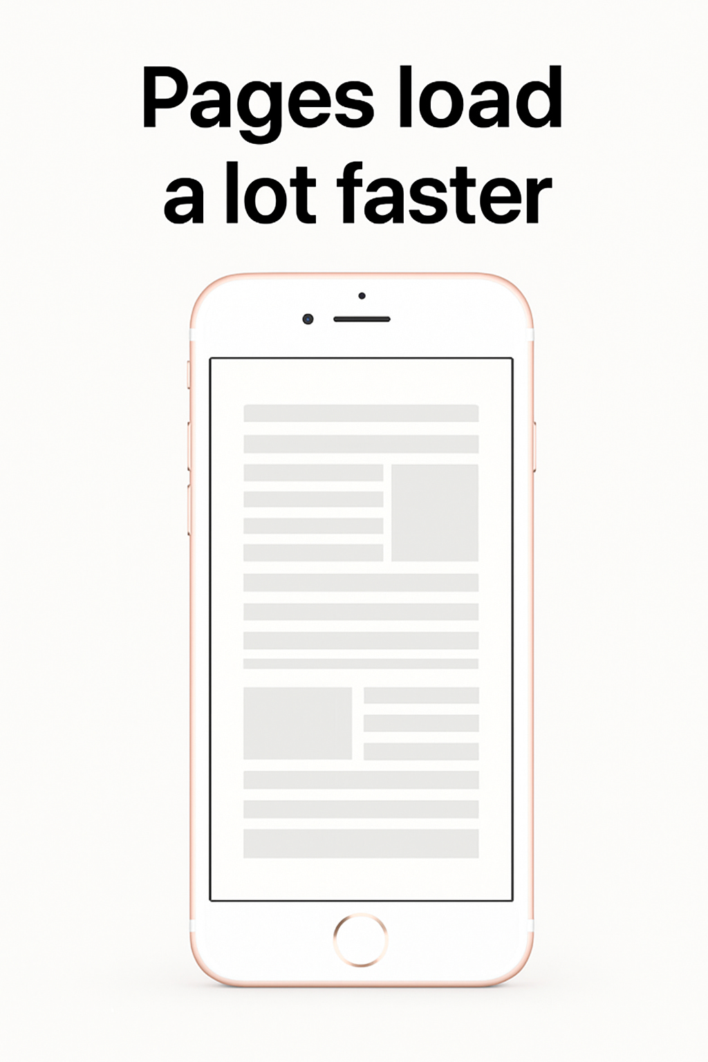 Cleaner page loading quickly